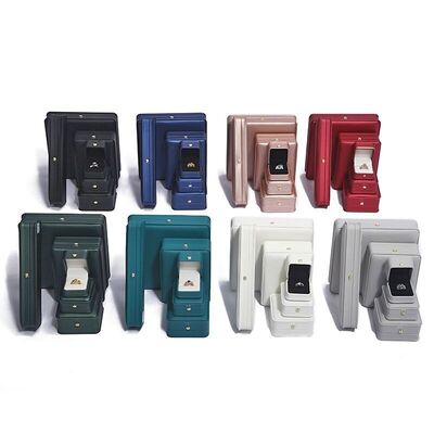 the spot chime pu ring box jewelry box stud earrings necklace bracelet packing