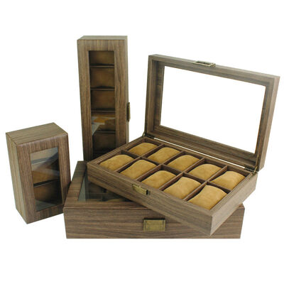 High Quality Brand Luxury Flat Unique Custom Logo Role Jewelry and Single Wrist Watch Box Gift Set Case Packaging watch box
